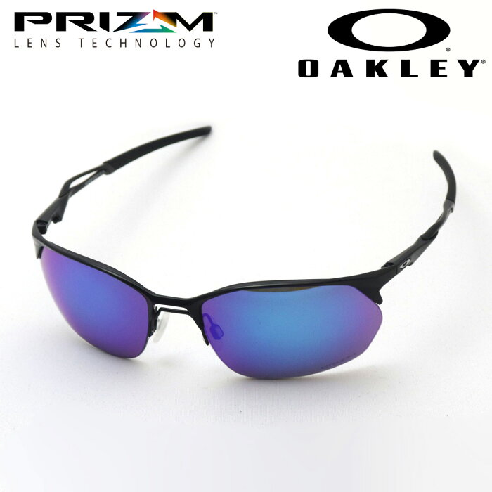 NewModel【オークリー公認店】 オークリー サングラス プリズム ワイヤータップ 2.0 OO4145-04 OAKLEY WIRE TAP 2.0 PRIZM SPORT アクティブ ブラック系