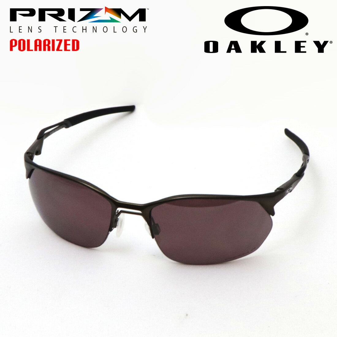 NewModel【オークリー公認店】 オークリー サングラス 偏光 プリズム ワイヤータップ 2.0 デイリーポラライズド OO4145-05 OAKLEY WIRE TAP 2.0 PRIZM DAILY POLARIZED アクティブ ブラック系