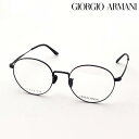 【ジョルジオアルマーニ メガネ 正規販売店】 GIORGIO ARMANI AR5131TD 3277 伊達メガネ 度付き 眼鏡 黒縁 丸メガネ ジョルジオ アルマーニ Made In Japan チタニウム ラウンド ブラック系