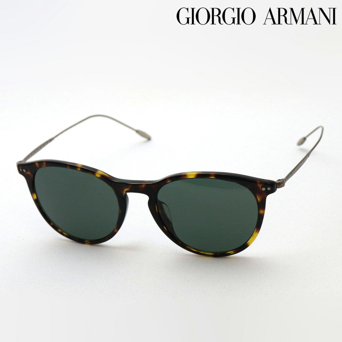 ジョルジオ アルマーニ サングラス （メンズ） おすすめ価格 【ジョルジオアルマーニ サングラス 正規販売店】 GIORGIO ARMANI AR8108F 502671 ジョルジオ アルマーニ サングラス ボストン Made In Italy トータス系