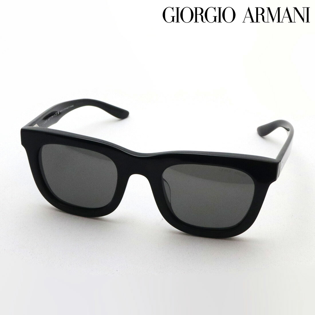 【ジョルジオアルマーニ サングラス 正規販売店】 GIORGIO ARMANI AR8171F 5875B1 ジョルジオ アルマーニ サングラス Made In Italy ウェリントン ブラック系