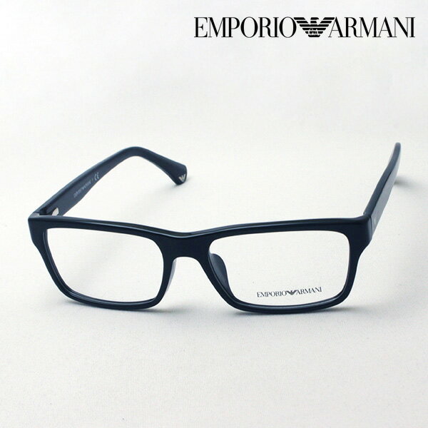 大ヒットモデル 【エンポリオアルマーニ メガネ 正規販売店】 EMPORIO ARMANI EA3050F 5017 メガネ 伊達メガネ 度付き ブルーライト カット 眼鏡 黒縁 エンポリオ アルマーニ スクエア