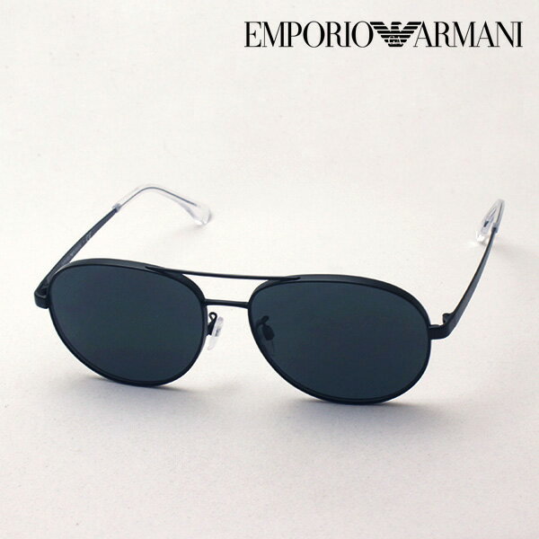 【エンポリオアルマーニ サングラス 正規販売店】 EMPORIO ARMANI EA2074D 300187 エンポリオ アルマーニ ティアドロップ ブラック系