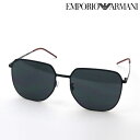 プレミア生産終了モデル 【エンポリオアルマーニ サングラス 正規販売店】 EMPORIO ARMANI EA2135D 319187 エンポリオ アルマーニ スクエア ブラック系