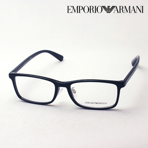 【エンポリオアルマーニ メガネ 正規販売店】 EMPORIO ARMANI EA3145D 5001 メガネ 伊達メガネ 黒縁 度付き ブルーライト カット 眼鏡 エンポリオ アルマーニ スクエア