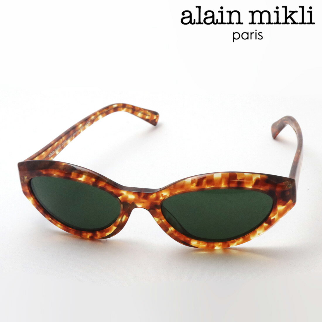 おすすめ価格 【アランミクリ サングラス 正規販売店】 ALAIN MIKLI A05038 00971 レディース DESIR Made In Italy フォックス トータス系 SEHM