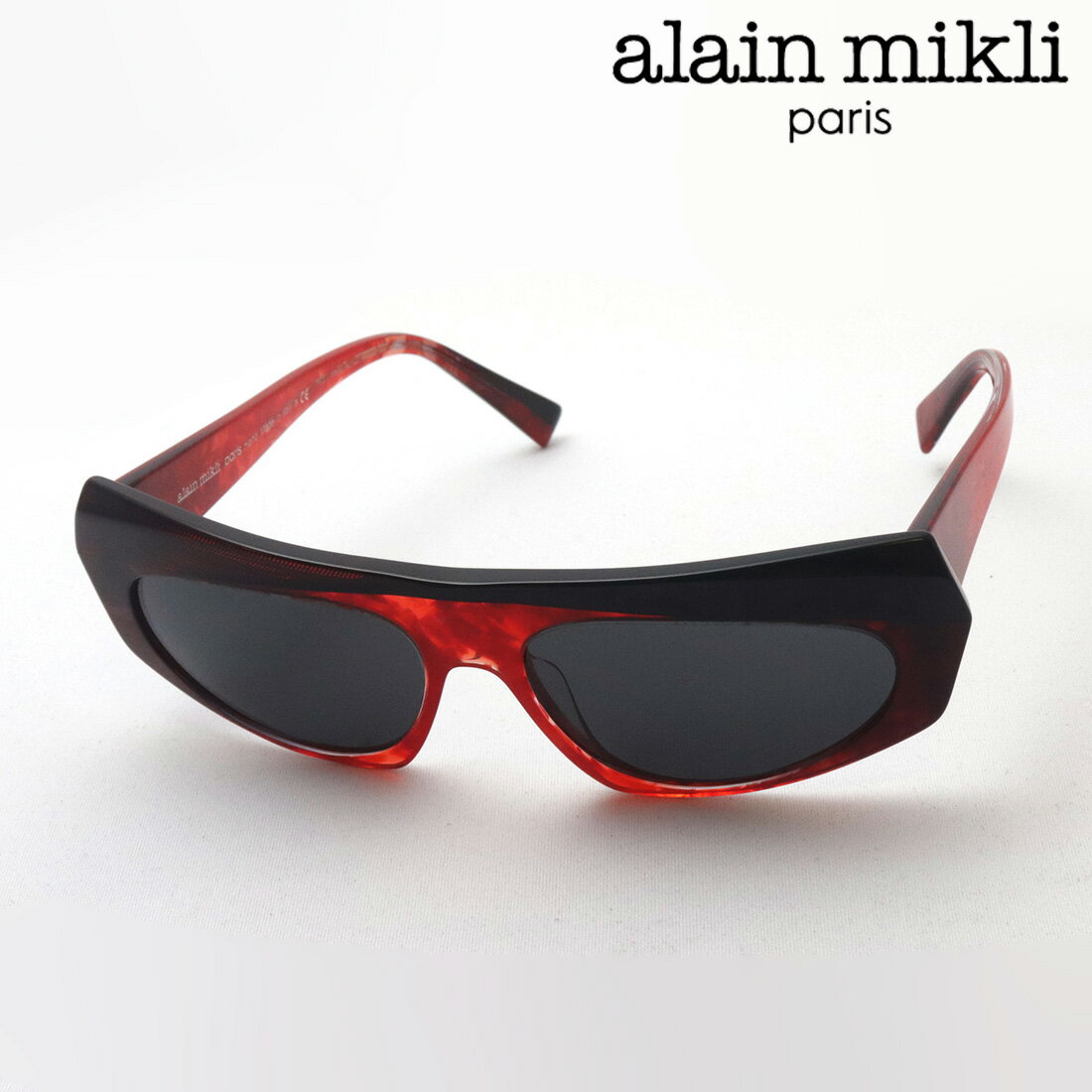 Alain Mikli - おすすめ価格 【アランミクリ サングラス 正規販売店】 ALAIN MIKLI A05041 00387 レディース POSE Made In Italy スクエア レッド系 SEHM