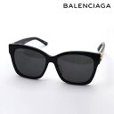 バレンシアガ サングラス レディース 【バレンシアガ サングラス 正規販売認定店】BALENCIAGA BB0102SA 001 Made In Italy ウェリントン ブラック系