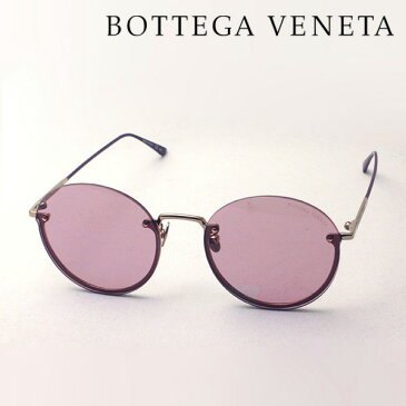 NewModel 【ボッテガ ヴェネタ サングラス 正規販売店】BOTTEGA VENETA BV0221SK 003 ボッテガヴェネタ Made In Italy ラウンド ゴールド系