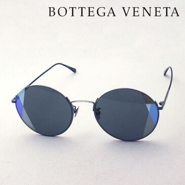 NewModel 【ボッテガ ヴェネタ サングラス 正規販売店】BOTTEGA VENETA BV0246S 001 ボッテガヴェネタ Made In Italy ミラー ラウンド シルバー系