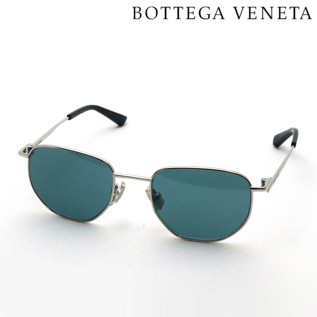 ボッテガ・ヴェネタ サングラス （メンズ） NewModel 【ボッテガ ヴェネタ サングラス 正規販売店】BOTTEGA VENETA BV1301S 004 MINIMALIST ボッテガヴェネタ Made In Italy レディース メンズ ボストン シルバー系