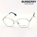 【バーバリー メガネ 正規販売店】 BURBERRY BE1350 1109 54 伊達メガネ 度付き ブルーライト カット 眼鏡 Made In Italy スクエア ゴールド系