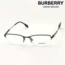 【バーバリー メガネ 正規販売店】 BURBERRY BE1353TD 1012 54 伊達メガネ 度付き ブルーライト カット 眼鏡 Made In Italy ハーフリム ブラウン系(4)