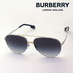 バーバリー 【バーバリー サングラス 正規販売店】 BURBERRY BE3113 13038G Made In Italy ティアドロップ シルバー系