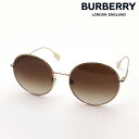 【バーバリー サングラス 正規販売店】 BURBERRY BE3132 110913 Made In Italy ラウンド ゴールド系