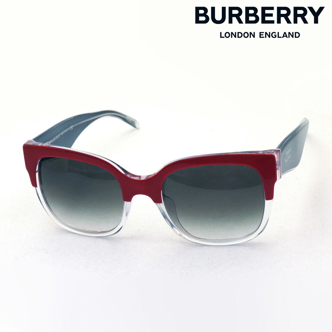 バーバリー おすすめ価格【バーバリー サングラス 正規販売店】 BURBERRY BE4271F 37348E Made In Italy スクエア レッド系 SEHM