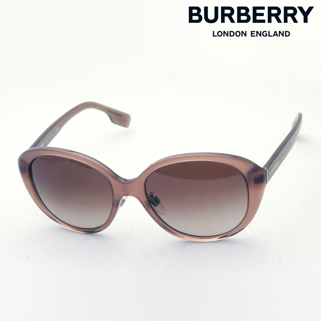 バーバリー 【バーバリー サングラス 正規販売店】 BURBERRY BE4330D 317313 Made In Italy ラウンド ブラウン系