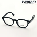 NewModel 【バーバリー メガネ 正規販売店】 BURBERRY BE2382D 3001 AUBREY エイブリー 伊達メガネ 度付き ブルーライト カット 眼鏡 黒縁 丸メガネ Made In Italy ボストン ブラック系