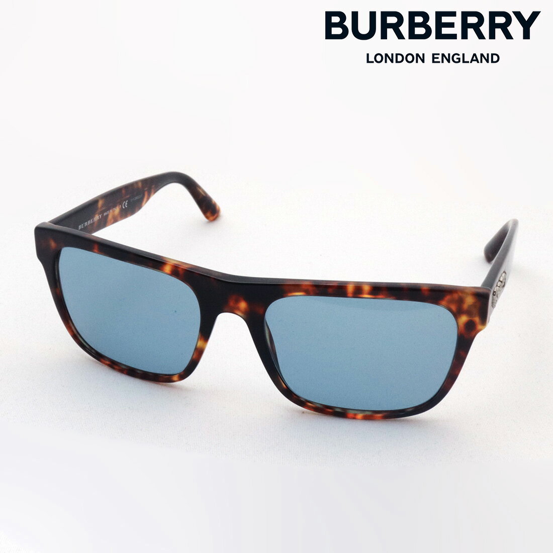 バーバリー 【バーバリー サングラス 正規販売店】 BURBERRY BE4268 371680 Made In Italy レディース メンズ スクエア トータス系