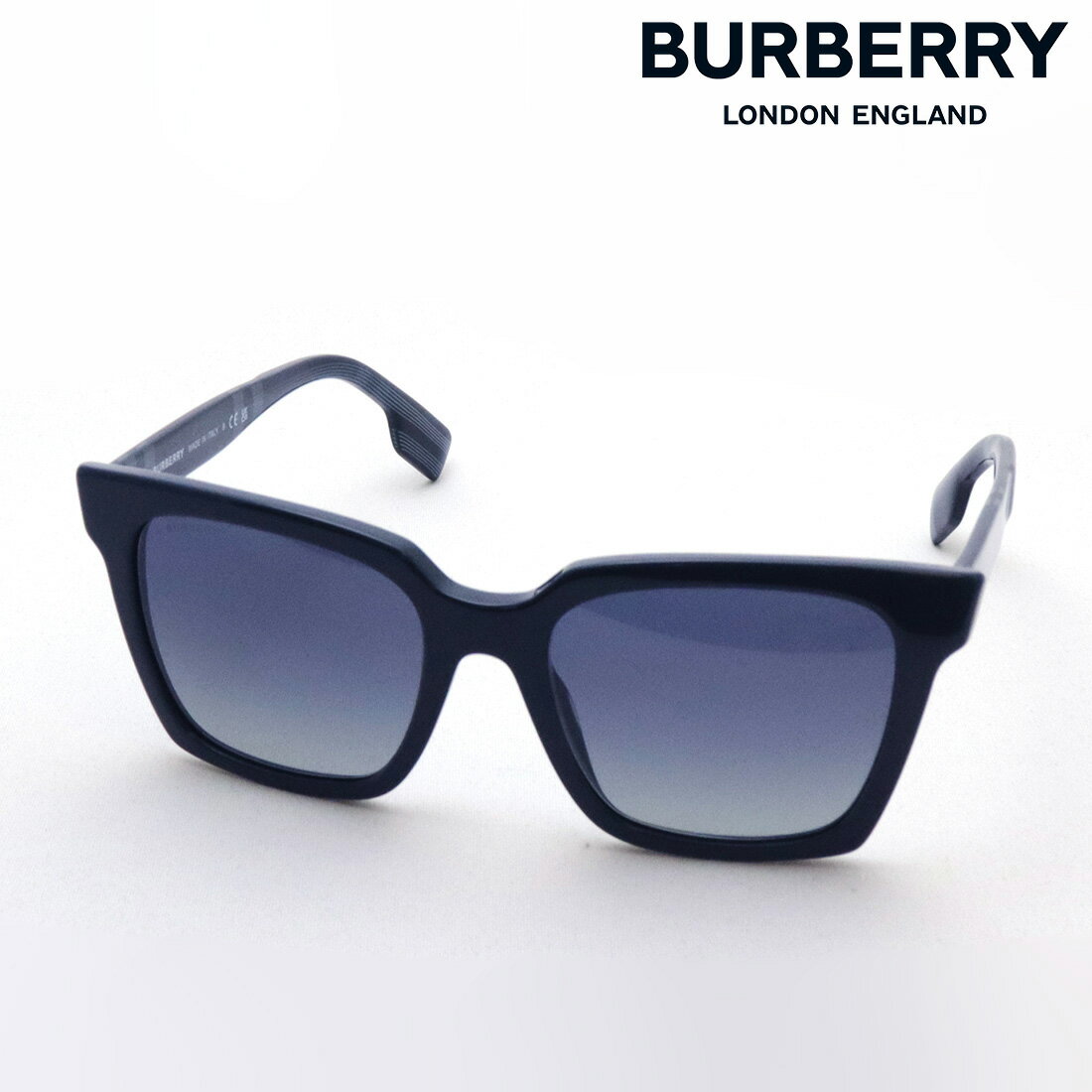 バーバリー 【バーバリー サングラス 正規販売店】 BURBERRY BE4335 39884L MAPLE メープル Made In Italy スクエア ブルー系