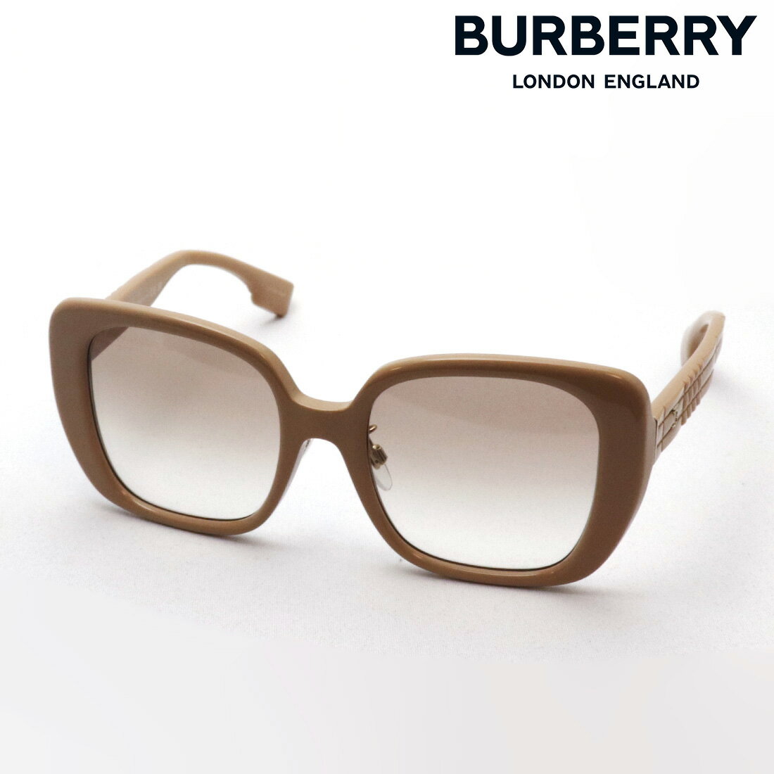 バーバリー 【バーバリー サングラス 正規販売店】 BURBERRY BE4371F 399013 HELENA エレナ Made In Italy スクエア ベージュ系