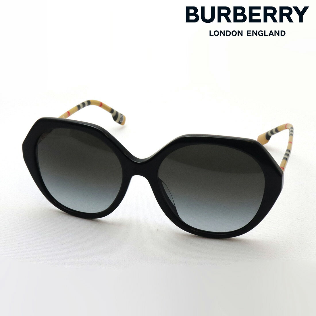 NewModel  BURBERRY BE4375F 38538G VANESSA ヴァネッサ Made In Italy シェイプ ブラック系