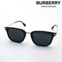 【バーバリー サングラス 正規販売店】 BURBERRY BE4395 300187 PETER ピーター Made In Italy スクエア ブラック系 【CA5】