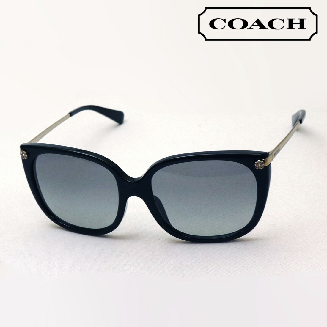 おすすめ価格 【コーチ サングラス 正規販売店】COACH サングラス HC8272F 500211 レディース スクエア ブラック系