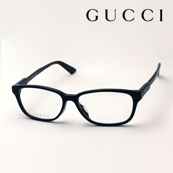 【グッチ メガネ 正規販売認定店】 GUCCI GG0493OA 001 53 伊達メガネ 度付き 眼鏡 黒縁 Made In Italy スクエア ブラック系