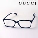 【グッチ メガネ 正規販売認定店】 GUCCI GG0553OA 001 伊達メガネ 度付き 眼鏡 Made In Italy スクエア ブラック系
