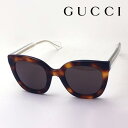 プレミア生産終了モデル 【グッチ サングラス 正規販売認定店】 GUCCI GG0564S 002 SEASONAL ICON Made In Italy フォックス トータス系