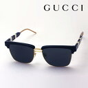 【グッチ サングラス 正規販売認定店】 GUCCI GG0603S 001 RETRO WEB FRAME Made In Japan ブロー ブラック系