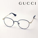 【グッチ メガネ 正規販売認定店】 GUCCI GG0607OK 003 伊達メガネ 度付き 眼鏡 WEB BLOCK バンブルビー Made In Japan ラウンド ブラック系