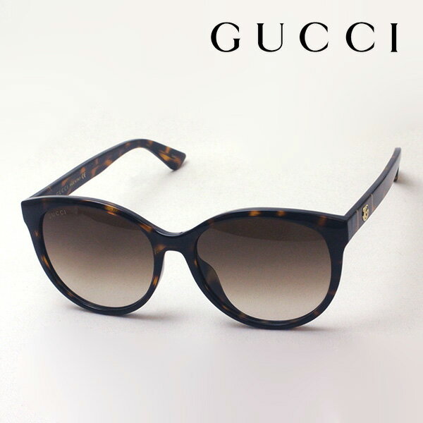 グッチ サングラス（レディース） 【グッチ サングラス 正規販売認定店】 GUCCI GG0636SK 002 Made In Italy フォックス トータス系