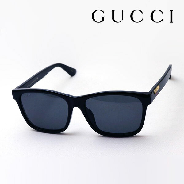 グッチ サングラス（レディース） 【グッチ サングラス 正規販売認定店】 GUCCI アジアンモデル GG0746SA 001 RETRO WEB FRAME Made In Italy スクエア ブラック系