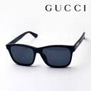 【グッチ サングラス 正規販売認定店】 GUCCI アジアンモデル GG0746SA 001 RETRO WEB FRAME Made In Italy スクエア ブラック系