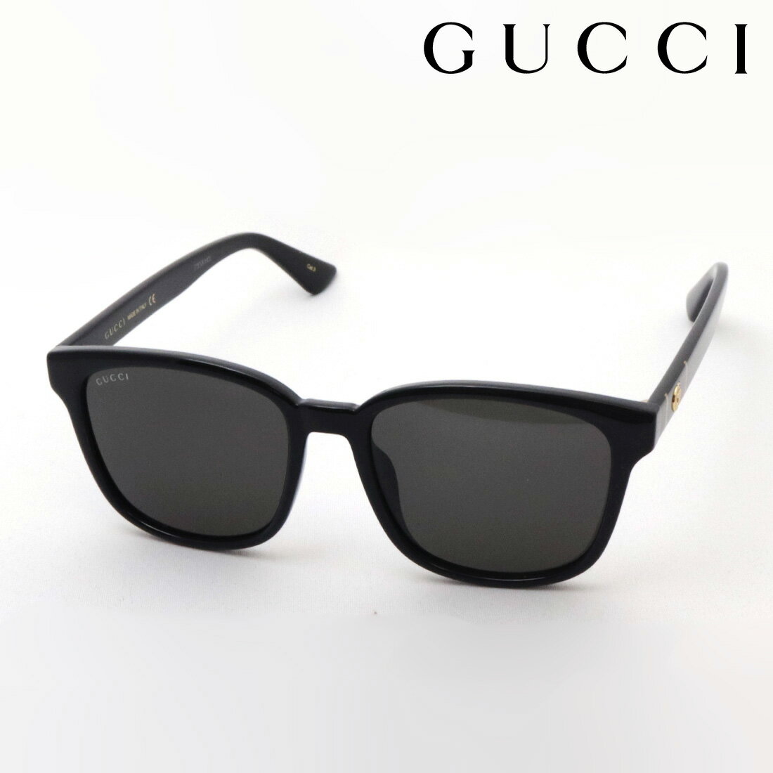 グッチ サングラス（レディース） 大ヒットモデル 【グッチ サングラス 正規販売認定店】 GUCCI GG0637SK 001 Made In Italy スクエア ブラック系