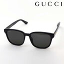 大ヒットモデル 【グッチ サングラス 正規販売認定店】 GUCCI GG0637SK 001 Made In Italy スクエア ブラック系