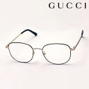 【グッチ メガネ 正規販売認定店】 GUCCI GG0838OK 001 52 伊達メガネ 度付き 眼鏡 WEB BLOCK Made In Italy スクエア ブラック系