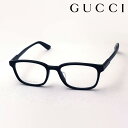 プレミア生産終了モデル 【グッチ メガネ 正規販売認定店】 GUCCI GG0867OA 001 54 伊達メガネ 度付き 眼鏡 黒縁 Made In Italy スクエア ブラック系