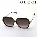 【グッチ サングラス 正規販売認定店】 GUCCI アジアンモデル GG0884SA 002 Made In Italy スクエア トータス系