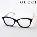 【グッチ メガネ 正規販売認定店】 GUCCI GG0961OA 005 53 伊達メガネ 度付き 眼鏡 黒縁 Made In Italy フォックス ブラック系