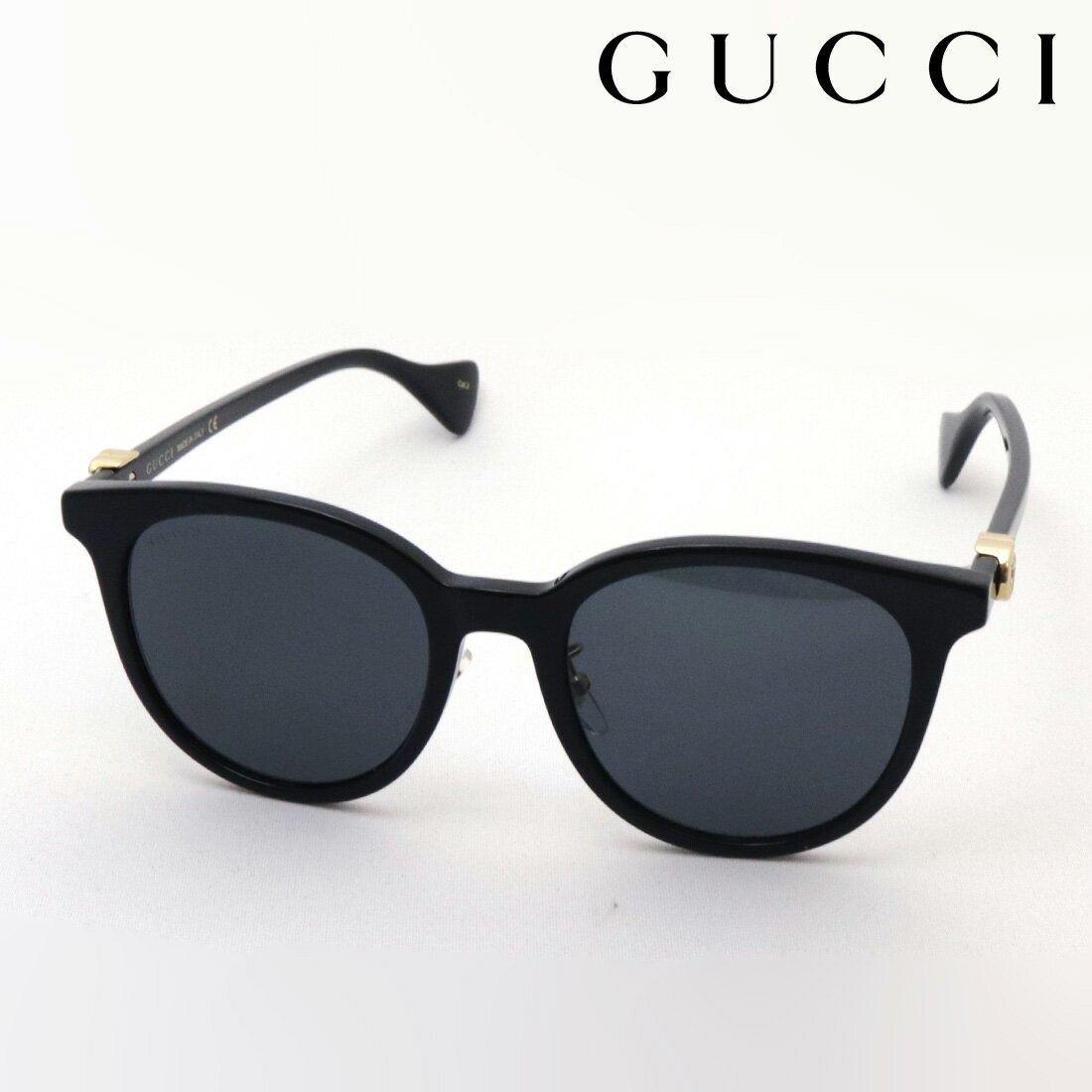 グッチ サングラス（レディース） 【グッチ サングラス 正規販売認定店】 GUCCI GG1073SK 001 Made In Italy ラウンド ブラック系