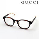 【グッチ メガネ 正規販売認定店】 GUCCI GG1229OJ 003 伊達メガネ 度付き 眼鏡 Made In Japan ボストン トータス系