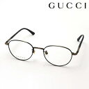 NewModel 【グッチ メガネ 正規販売認定店】 GUCCI GG1128OJ 001 SIGN 伊達メガネ 度付き 眼鏡 メタル Made In Japan ラウンド ゴールド系