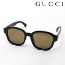 NewModel 【グッチ サングラス 正規販売認定店】 GUCCI アジアンモデル GG1140SK 003 LOGO Made In Italy メンズ スクエア ブラック系