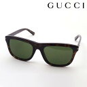 NewModel 【グッチ サングラス 正規販売認定店】 GUCCI GG1444S 002 LETTERING Made In Italy レディース メンズ スクエア トータス系