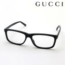 NewModel 【グッチ メガネ 正規販売認定店】 GUCCI GG1447O 001 伊達メガネ 度付き 黒縁 眼鏡 LETTERING Made In Italy スクエア ブラック系