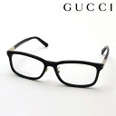 NewModel 【グッチ メガネ 正規販売認定店】 GUCCI GG1506OJ 001 伊達メガネ 度付き 眼鏡 黒縁 Made In Italy スクエア ブラック系