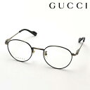 NewModel 【グッチ メガネ 正規販売認定店】 GUCCI GG1613OJ 002 伊達メガネ 度付き 眼鏡 メタル Made In Japan ラウンド ゴールド系